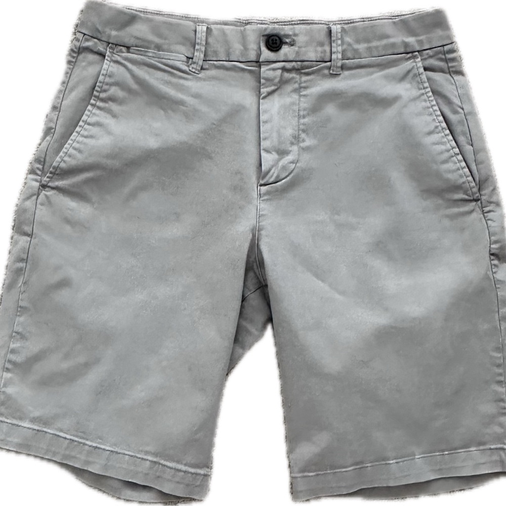 GAP Gray Flat Front 10” Shorts with Polished Style